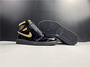 Nike Air Jordan 1 Retro High Black Metallic Gold (2020) 555088-032 - 1