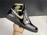 Nike Air Jordan 1 Retro High Black Metallic Gold (2020) 555088-032 - 4