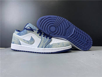 Nike Air Jordan 1 Low Washed Denim CZ8455-100