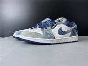Nike Air Jordan 1 Low Washed Denim CZ8455-100 - 2