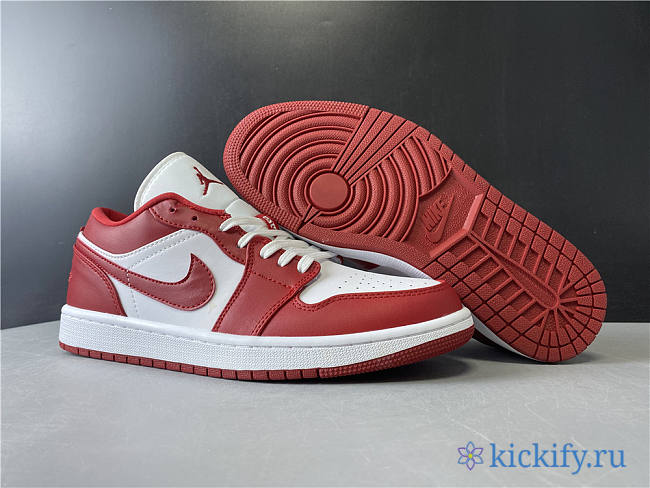 Nike Air Jordan 1 Low Gym Red White 553558-611 - 1