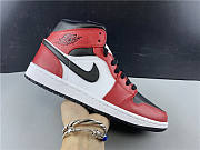 Nike Air Jordan 1 Mid Chicago Toe 554724-069 - 4