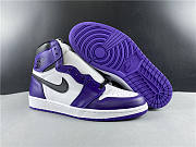 Nike Air Jordan 1 Retro High Court Purple White 555088-500 - 1