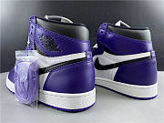 Nike Air Jordan 1 Retro High Court Purple White 555088-500 - 2