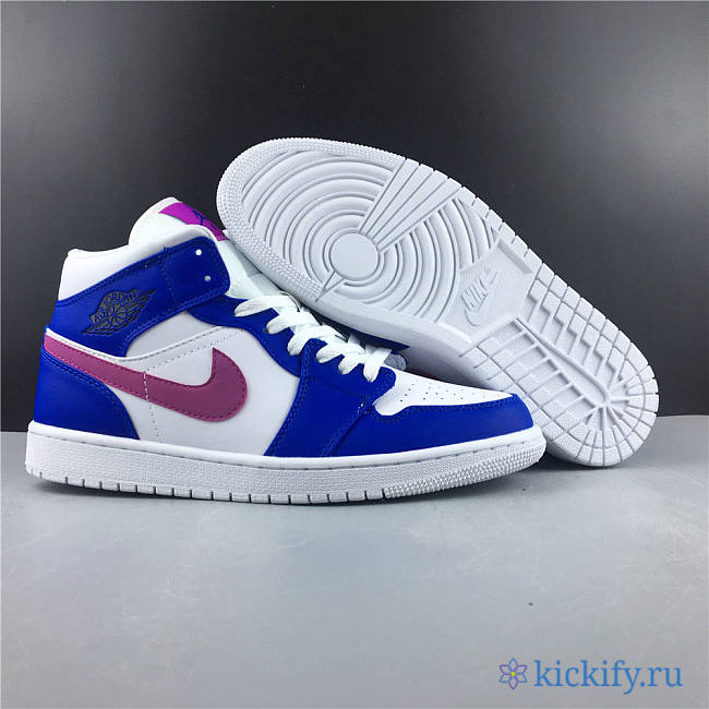 Nike Air Jordan 1 Mid Hyper Royal Hyper Violet 554724-451 - 1