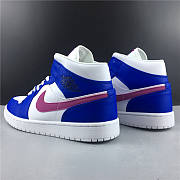Nike Air Jordan 1 Mid Hyper Royal Hyper Violet 554724-451 - 4