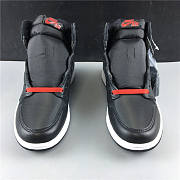 Nike Air Jordan 1 Retro High Black Satin Gym Red 555088-060 - 6
