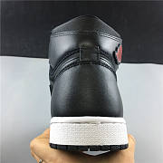 Nike Air Jordan 1 Retro High Black Satin Gym Red 555088-060 - 5