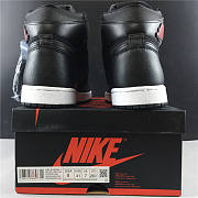 Nike Air Jordan 1 Retro High Black Satin Gym Red 555088-060 - 4
