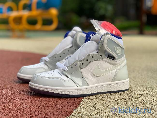 Nike Air Jordan 1 Retro High Zoom White Racer Blue CK6637-104 - 1