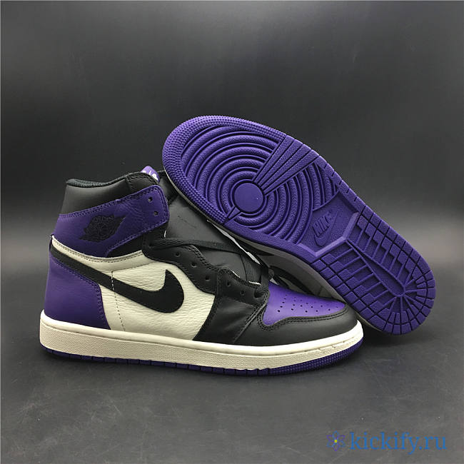 Nike Air Jordan 1 Retro High Court Purple 555088-501 - 1