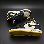 Nike Air Jordan 1 Retro High Not For Resale Varsity Maize 861428-107 - 4