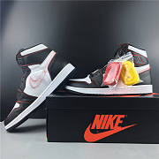 Nike Air Jordan 1 Retro High Defiant White Black Gym Red CD6579-071 - 4