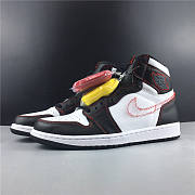 Nike Air Jordan 1 Retro High Defiant White Black Gym Red CD6579-071 - 5