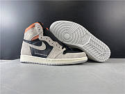 Nike Air Jordan 1 Retro High Neutral Grey Hyper Crimson 555088-018 - 1