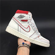 Nike Air Jordan 1 Retro High Phantom Gym Red 555088-160 - 4