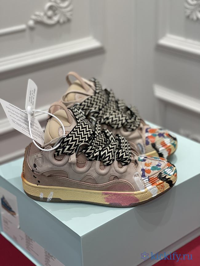 Lanvin Leather Curb Gallery Dept. Pale Pink Multi FM-SKRK11-DRGD-P22B5S0 - 1