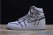 Nike Air Jordan 1 Comic 3D Pencil White Hand-Paited AA4724-110 - 1