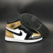 Nike Air Jordan 1 Retro High NRG Patent Gold Toe 861428-007 - 1