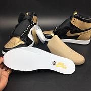 Nike Air Jordan 1 Retro High NRG Patent Gold Toe 861428-007 - 6