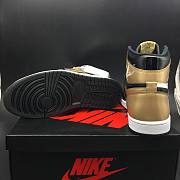 Nike Air Jordan 1 Retro High NRG Patent Gold Toe 861428-007 - 5