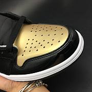 Nike Air Jordan 1 Retro High NRG Patent Gold Toe 861428-007 - 3