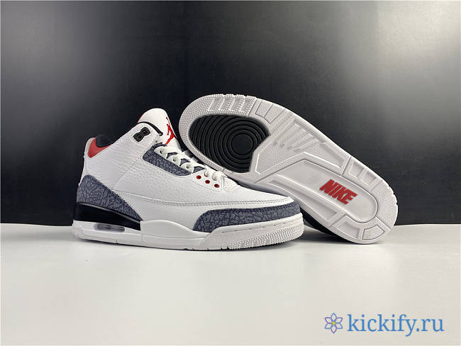 Nike Air Jordan 3 Retro SE Fire Red Denim CZ6431-100 - 1