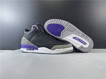 Nike Air Jordan 3 Retro Black Court Purple CT8532-050