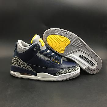Nike Air Jordan 3 Retro Michigan PE AJ3 820064
