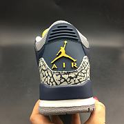 Nike Air Jordan 3 Retro Michigan PE AJ3 820064 - 3