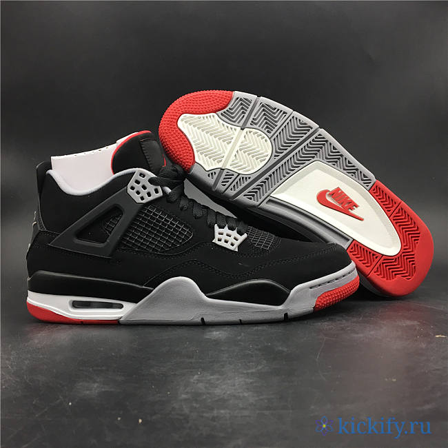 Nike Air Jordan 4 Retro Bred 308497-060 - 1