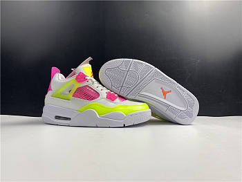 Nike Air Jordan 4 Retro White Lemon Pink (W) CV7808-100