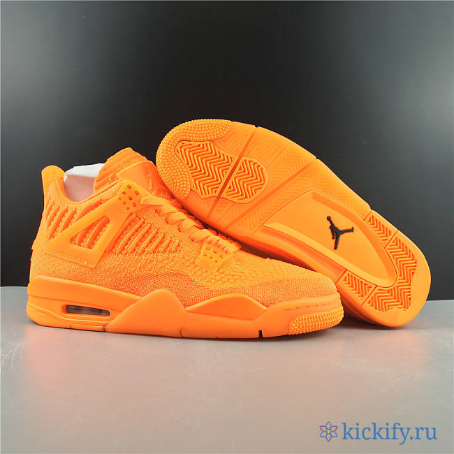 Nike Air Jordan 4 Retro Flyknit Orange AQ3559-800 - 1