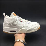 Nike Air Jordan 4 Retro Levi's White AO2571-100 - 5