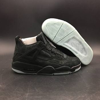 Nike Air Jordan 4 Retro Black-Clear Glow 756395