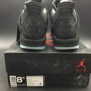 Nike Air Jordan 4 Retro Black-Clear Glow 756395 - 4