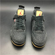 Nike Air Jordan 4 Retro Levi's Black AO2571-001 - 5