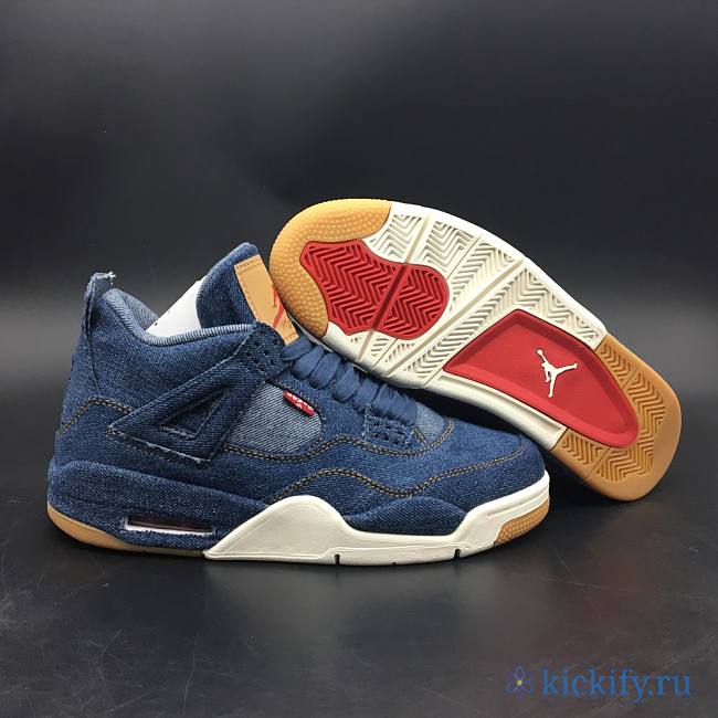 Nike Air Jordan 4 Retro Levi's Denim AO2571-401 - 1