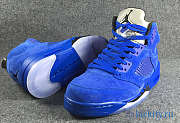 Nike Air Jordan 5 Retro Blue Suede 136027-401 - 2