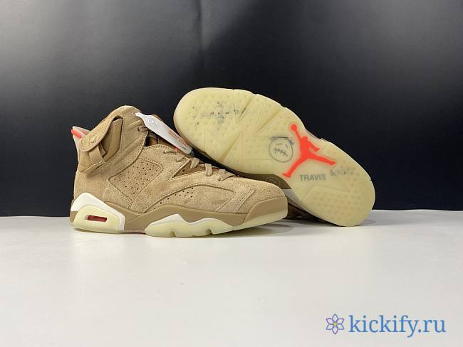 Nike Air Jordan 6 Retro Travis Scott British Khaki DH0690-200 - 1