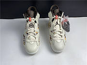 Nike Air Jordan 6 Retro Quai 54 Sail Brown CZ4152-100 - 4