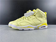 Nike Air Jordan 6 Retro Dynamic Yellow Floral 543390-800 - 5