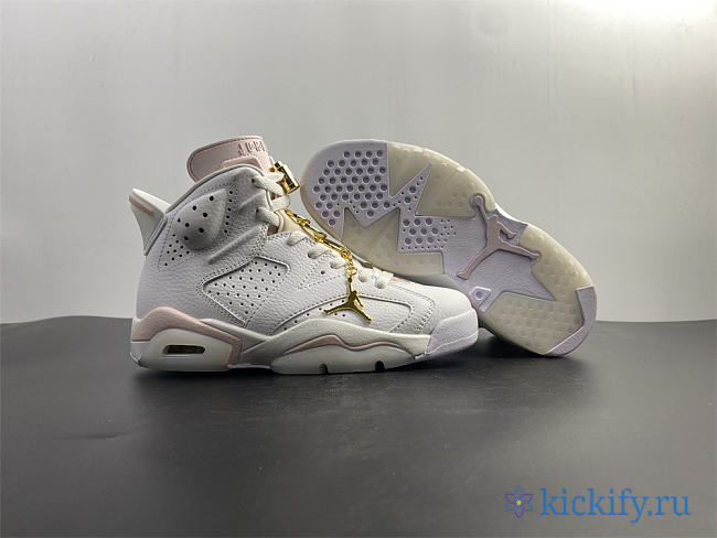 Nike Air Jordan 6 Retro Gold Hoops DH9696-100 - 1