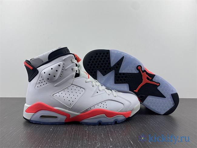 Nike Air Jordan 6 Retro Infrared White 384664-123 - 1
