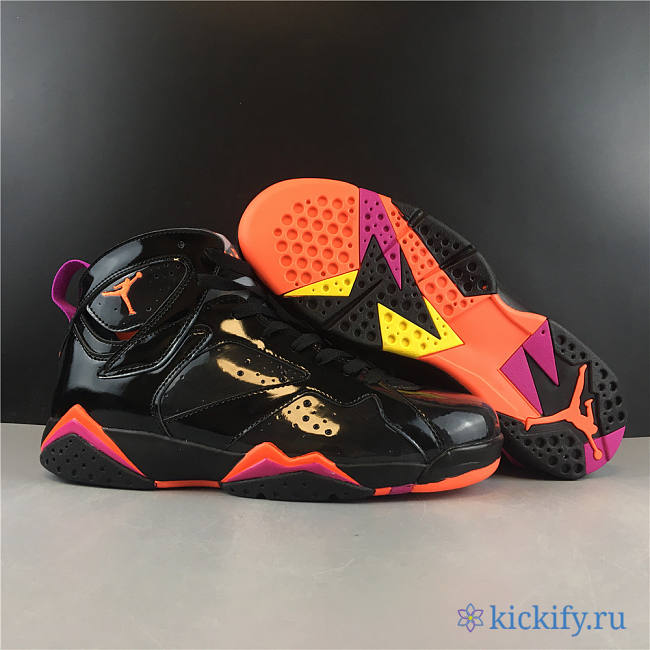 Nike Air Jordan 7 Retro Black Patent 313358-006 - 1