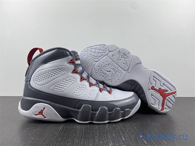 Nike Air Jordan 9 Retro White Grey Red CT8019-162 - 1