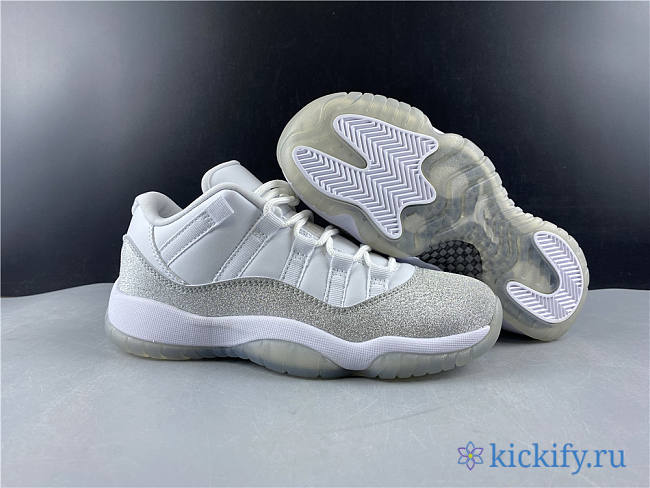 Nike Air Jordan 11 Retro White Metallic Silver AR0715-100 - 1