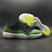 Nike Air Jordan 11 Retro Low Green Snakeskin 528895-033 - 1