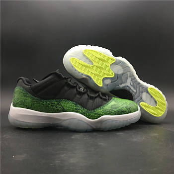 Nike Air Jordan 11 Retro Low Green Snakeskin 528895-033