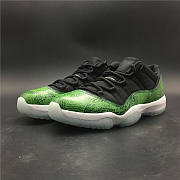 Nike Air Jordan 11 Retro Low Green Snakeskin 528895-033 - 6